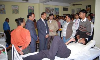 Collector Visit on Blood Donation Camp